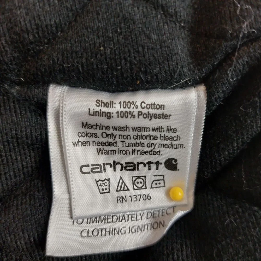 Carhartt Hooded Active Jacket Baby Boys Size 18M Brown Duck CanvasCP8417-D15